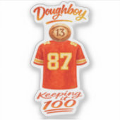 Sticker La vie d'un Doughboy à 100% (Devant)