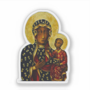 Sticker La Vierge Noire de Czestochowa