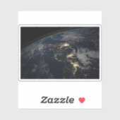 Sticker La Ville Éclairait Le Japon La Nuit. (Feuille)