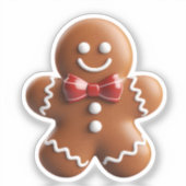 Sticker, Label - Gingerbread Man (Voorkant)
