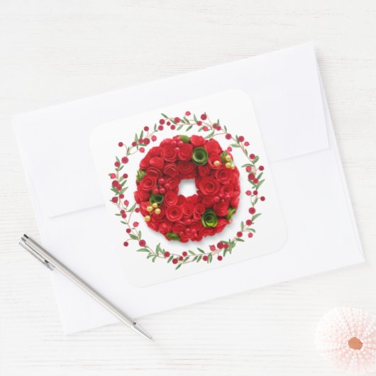 Sticker, Label - Roos (Envelop)