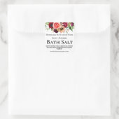 sticker label voor homemade bath Salt (Tas)
