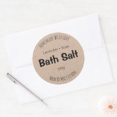 sticker label voor homemade bath Salt (Envelop)
