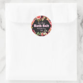 sticker label voor homemade bath Salt (Tas)
