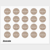 sticker label voor homemade-zout (Vel)