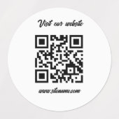 Sticker Lable QRcode (Design 1)
