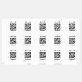 Sticker Lable QRcode (Feuille)