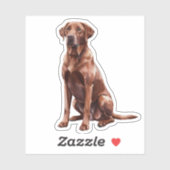 Sticker Laboratoire de chocolat (Feuille)