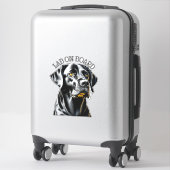 Sticker Laboratoire noir | Atelier à bord (Sur valise)