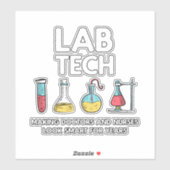 Sticker Laboratoire technique (Feuille)
