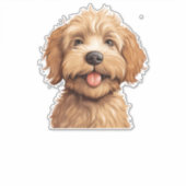 Sticker Labradoodle australien (Devant)