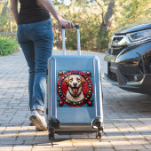 Sticker Labrador de Noël chien (Valise Insitu)