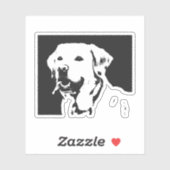 Sticker Labrador Retriever (Feuille)