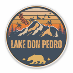 Sticker Lac Don Pedro, Californie