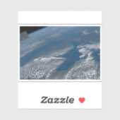 Sticker Lac Michigan, Lac Huron Et État Du Michigan. (Feuille)