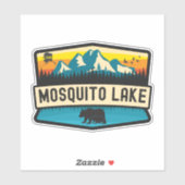 Sticker Lac Mosquito, Alaska (Feuille)