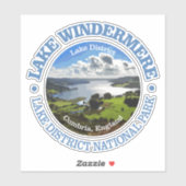 Sticker Lac Windermere (rd) (Feuille)
