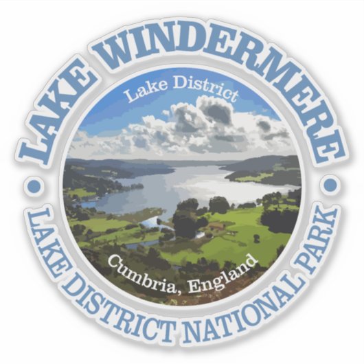 Sticker Lac Windermere (rd) (Devant)