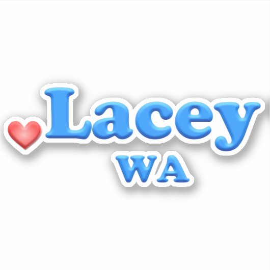 Sticker Lacey Washington (Devant)