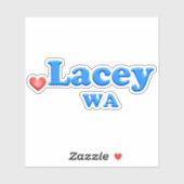 Sticker Lacey Washington (Feuille)