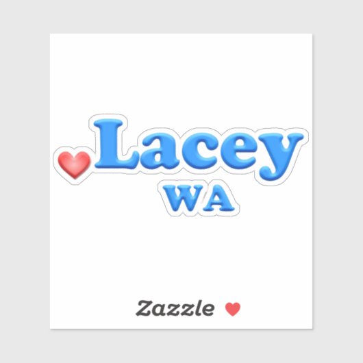 Sticker Lacey Washington (Feuille)