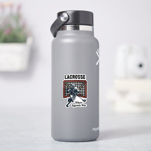 Sticker Lacrosse : Là où les légendes montent