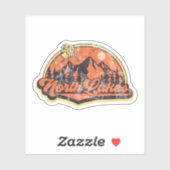 Sticker Lacs du Nord, Alaska (Feuille)