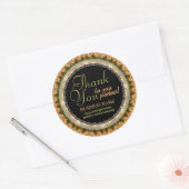 Sticker Lacy Mocha Business Merci (Enveloppe)