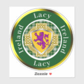 Sticker Lacy Shield & Celtic Cross Personnalisé (Feuille)