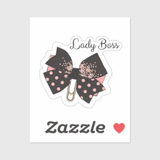 Sticker Lady Boss (Feuille)