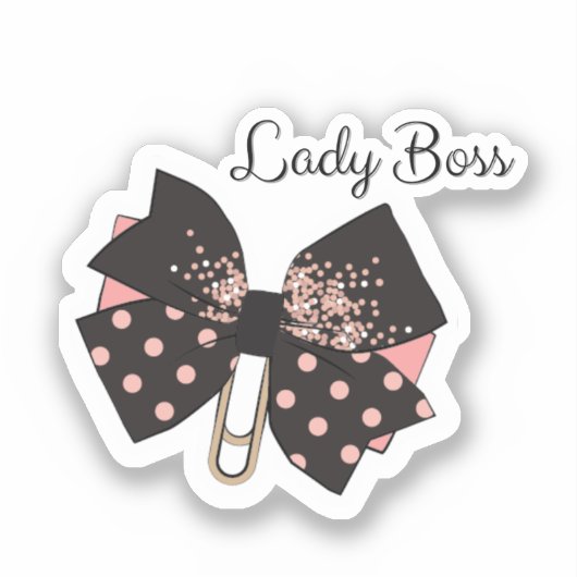 Sticker Lady Boss (Recto)