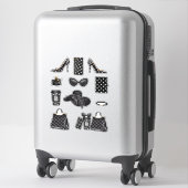 Sticker Lady Boss Decker Stickers A Dot Decal (Sur valise)