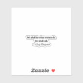 Sticker Lady Bridgerton (Feuille)