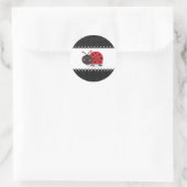 Sticker/Lady Bug Ronde Sticker (Tas)