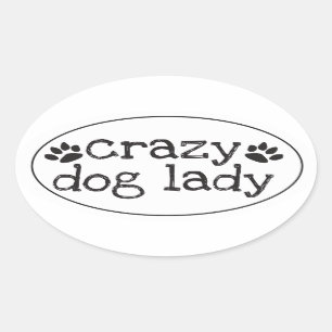 Sticker Lady Chien fou