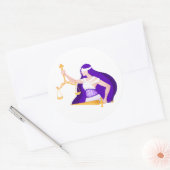 Sticker Lady Justice (Enveloppe)