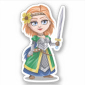 Sticker Lady Knight (Devant)