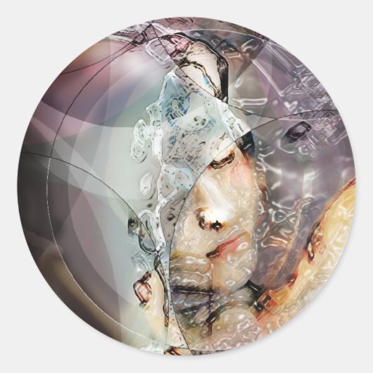 Sticker "Lady of Thought" (Devant)