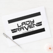 Sticker Lady Raven (Enveloppe)