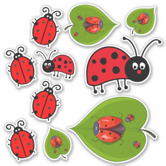 Sticker Ladybug (Devant)