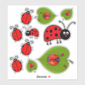 Sticker Ladybug (Feuille)