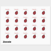 Sticker Ladybug (Feuille)