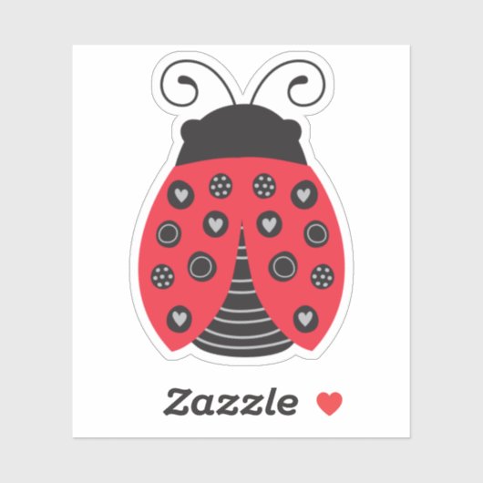 Sticker Ladybug (Feuille)