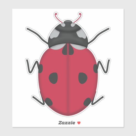 Sticker Ladybug (Feuille)