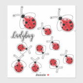 Sticker Ladybug (Feuille)