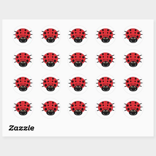 Sticker Ladybug (Feuille)