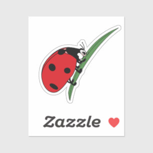Sticker Ladybug à la soif