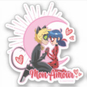 Sticker Ladybug & Cat Noir | Mon Amour (Devant)