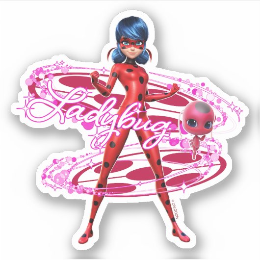 Sticker Ladybug et Tikki Graphic (Devant)