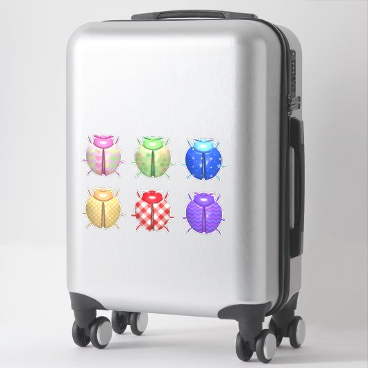 Sticker Ladybug motif mignon (Sur valise)